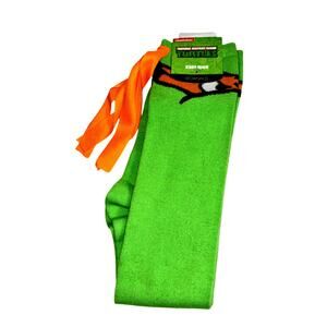 Nickelodeon Teenage Mutant Ninja Turtle Knee High Socks Michaelangelo TNMT 2016